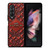 COACH NEW YORK BROWN 2 Samsung Galaxy Z Fold 3 Case Cover