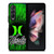 HURLEY LOGO GREEN Samsung Galaxy Z Fold 3 Case Cover