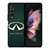 INFINITI CAR LOGO GREEN PATTERN Samsung Galaxy Z Fold 3 Case Cover INFINITI CAR LOGO GREEN PATTERN Samsung Galaxy Z Fold 3 Case Cover