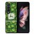 JOHN DEERE LOGO PATTERN 2 Samsung Galaxy Z Fold 3 Case Cover