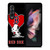 LOVE BOSTON RED SOX SNOOPY Samsung Galaxy Z Fold 3 Case Cover