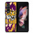 LSU TIGERS FOOTBALL HALFTONE Samsung Galaxy Z Fold 3 Case Cover