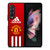 MANCHESTER UNITED FC ADIDAS STRIPES Samsung Galaxy Z Fold 3 Case Cover