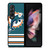 MIAMI DOLPHINS logo Samsung Galaxy Z Fold 3 Case Cover