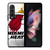 MIAMI HEAT ART LOGO Samsung Galaxy Z Fold 3 Case Cover