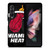 MIAMI HEAT NBA LOGO Samsung Galaxy Z Fold 3 Case Cover