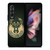MILWAUKEE BUCKS WOODEN LOGO Samsung Galaxy Z Fold 3 Case Cover