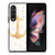 NAUTICAL ANCHOR POLKADOT Samsung Galaxy Z Fold 3 Case Cover
