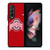 OHIO STATE LOGO FOOTBALL NIKE ICON Samsung Galaxy Z Fold 3 Case Cover