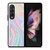 PASTEL COLOR ABSTRACT LIQUID Samsung Galaxy Z Fold 3 Case Cover