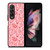 PINK FLAMINGO PATTERN Samsung Galaxy Z Fold 3 Case Cover