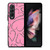 PINK LOVE BRUSHES PATTERN Samsung Galaxy Z Fold 3 Case Cover