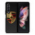 PORSCHE LOGO CARBON Samsung Galaxy Z Fold 3 Case Cover