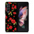SEAMLESS RED ROSE PATTERN Samsung Galaxy Z Fold 3 Case Cover