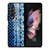 STRETCHED CHIFFON FABRIC PATTERN Samsung Galaxy Z Fold 3 Case Cover