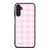 PINK PLAID PATTERN Samsung Galaxy A14 Case Cover