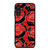 ROSE RED AND BLACK PATTERN Samsung Galaxy A14 Case Cover ROSE RED AND BLACK PATTERN Samsung Galaxy A14 Case Cover