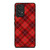 RED TARTAN CROSS PATTERN Samsung Galaxy A53 Case Cover