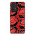 ROSE RED AND BLACK PATTERN Samsung Galaxy A53 Case Cover