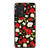 SEAMLESS RED WHITE ROSE PATTERN Samsung Galaxy A53 Case Cover