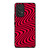 WAVY RED PATTERN Samsung Galaxy A53 Case Cover