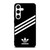 ADIDAS ORIGINALS STRIPES BLACK WHITE Samsung Galaxy S24 Case Cover