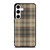 BROWN TARTAN PLAID PATTERN Samsung Galaxy S24 Case Cover