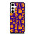 HAPPY HALLOWEEN PURPLE PATTERN Samsung Galaxy S24 Case Cover