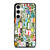 RETRO ALPHABET GREEN COLLAGE Samsung Galaxy S24 Case Cover