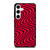 WAVY RED PATTERN Samsung Galaxy S24 Case Cover
