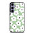 GREEN RETRO FLORAL PATTERN Samsung Galaxy S24 Plus Case Cover