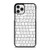 WHITE KEYBOARD PATTERN iPhone 11 Pro Case Cover