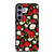SEAMLESS RED WHITE ROSE PATTERN Samsung Galaxy S24 Plus Case Cover