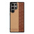 COACH NEW YORK BROWN LEATHER Samsung Galaxy S24 Ultra Case Cover