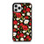 SEAMLESS RED WHITE ROSE PATTERN iPhone 11 Pro Case Cover