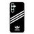 ADIDAS ORIGINALS STRIPES BLACK WHITE Samsung Galaxy S23 FE Case Cover