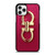 SALVATORE FERRAGAMO LOGO MAGENTA iPhone 11 Pro Case Cover