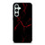 RED NEON LIGHTNING PATTERN Samsung Galaxy S23 FE Case Cover
