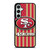SAN FRANCISCO 49ERS AMERICAN FLAG Samsung Galaxy S23 FE Case Cover