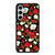 SEAMLESS RED WHITE ROSE PATTERN Samsung Galaxy S23 FE Case Cover