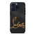 CHRISTIAN LOUBOUTIN LOGO LEATHER iPhone 15 Pro Max Case Cover