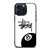 STUSSY 8 BILLIARD BALL iPhone 15 Pro Max Case Cover
