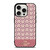 COACH NEW YORK LOGO PINK EMBLEM PATTERN iPhone 15 Pro Case Cover