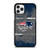 NEW ENGLAND PATRIOTS ART iPhone 11 Pro Case Cover