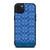 COACH NEW YORK LOGO PATTERN BLUE EMBLEM iPhone 15 Plus Case Cover