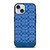 COACH NEW YORK LOGO PATTERN BLUE EMBLEM iPhone 15 Case Cover