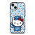 HELLO KITTY LA DODGERS LOS ANGELES BASEBALL iPhone 15 Case Cover