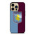 ASTON VILLA FC LOGO FOOTBALL CLUB iPhone 14 Pro Max Case Cover