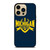 MICHIGAN WOLVERINES LOGO UNIVERSITY FOOTBALL ICON iPhone 14 Pro Max Case Cover