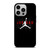 AIR JORDAN NIKE RED BLACK iPhone 14 Pro Case Cover
